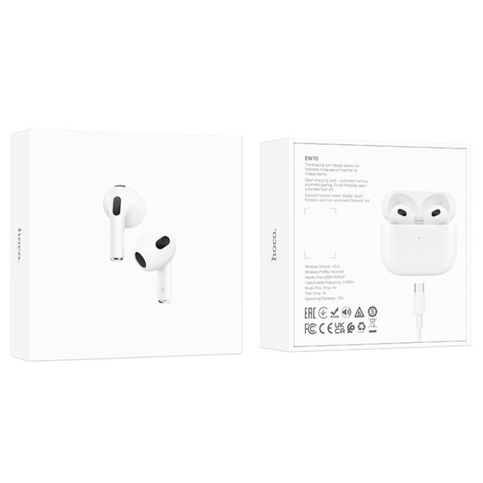 Навушники TWS HOCO EW76 White