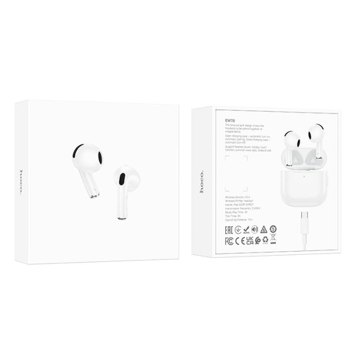 Навушники TWS HOCO EW78 White