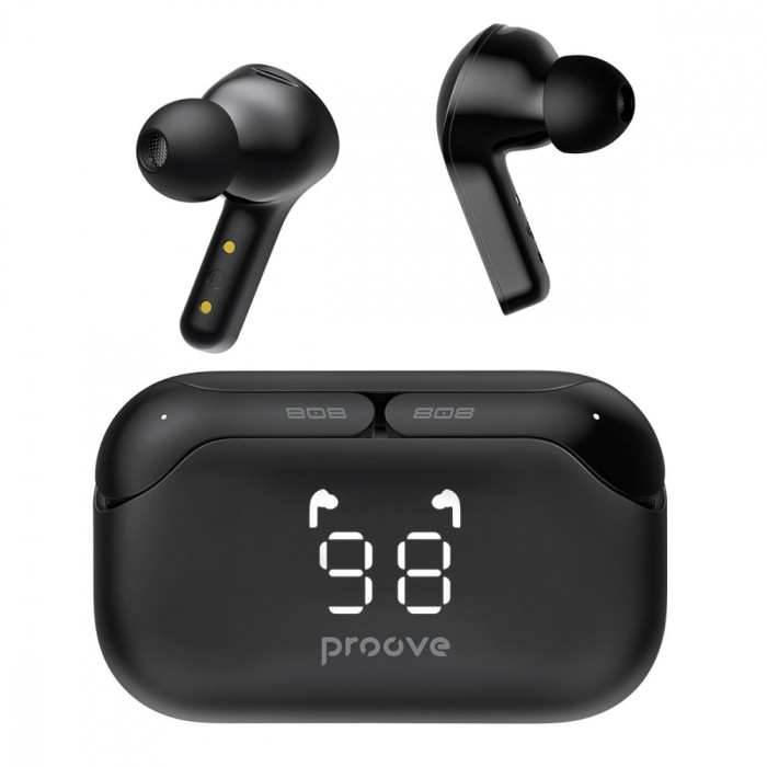 Вакуумные наушники TWS Proove 808 Power Black