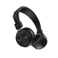 Навушники накладні HOCO W25 BT5.0, AUX / BT / TF, 4 год Black