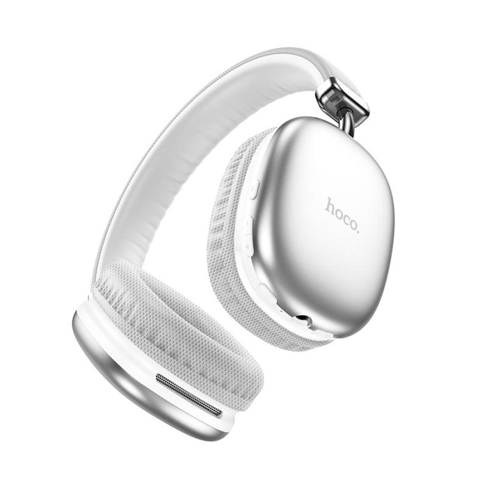 Наушники накладные Hoco W35 BT5.3, AUX / BT / TF, 40 ч Silver
