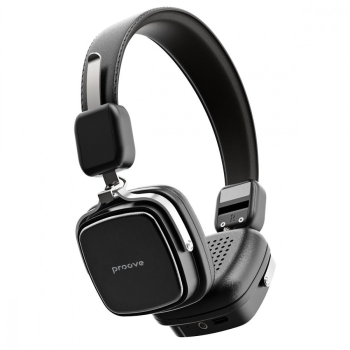 Навушники накладні Proove 70's Classic BT5.2, AUX / BT, 12 год Black