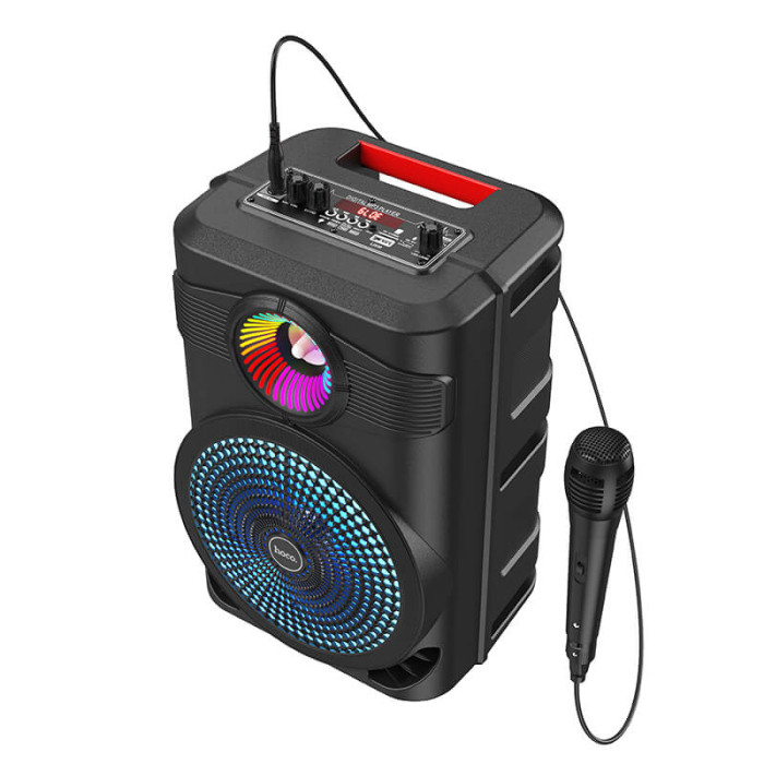 Караоке-колонка HOCO BS46 BT5.0 TF / AUX / USB / FM / BT / TWS, 10W, 3 ч Black