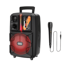 Караоке-колонка HOCO BS37 BT5.0 TF / AUX / USB / FM / BT / TWS, 10W, 3 год Black