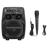 Караоке-колонка HOCO DS07 BT4.2 TF / AUX / USB / FM / BT, 10W, 5 год Black
