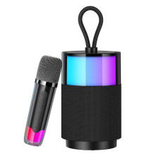 Караоке-колонка USAMS US-YX013 BT5.3 TF / AUX / USB / FM / BT, 2W, 4 год Black