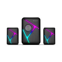 Акустична система для ПК XTRIKE ME SK-610 RGB 5W 2х3W, AUX / USB, Black