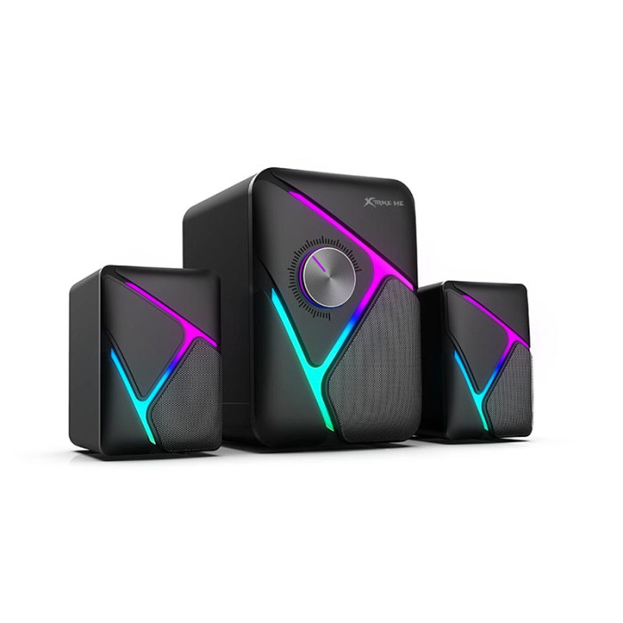 Акустическая система для ПК XTRIKE ME SK-610 RGB 5W 2х3W, AUX/USB, Black