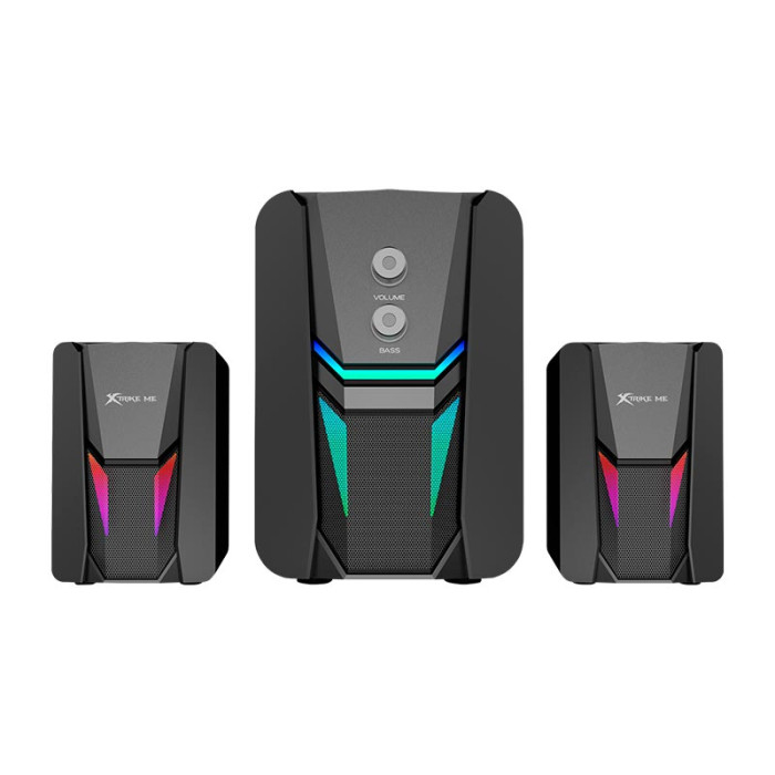 Акустична система для ПК XTRIKE ME SK-612 RGB 5W 2х3W, AUX / USB, Black