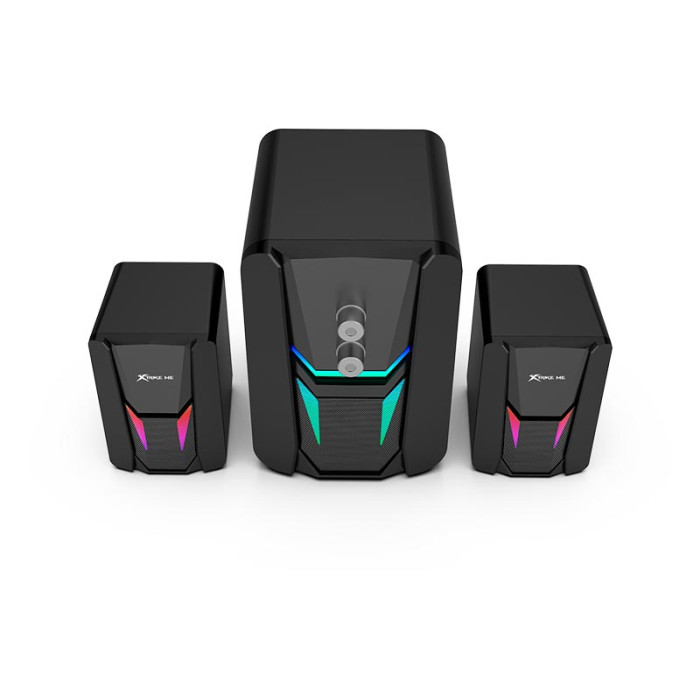 Акустична система для ПК XTRIKE ME SK-612 RGB 5W 2х3W, AUX / USB, Black