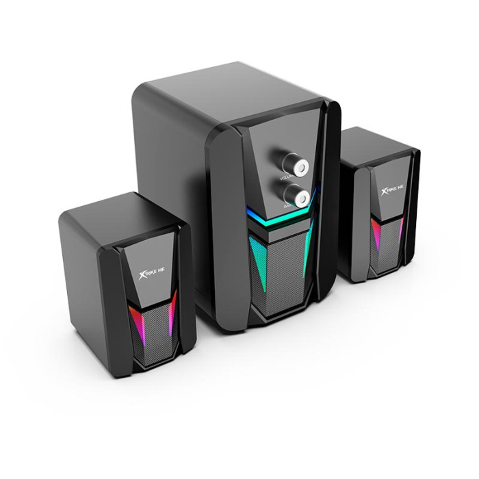 Акустична система для ПК XTRIKE ME SK-612 RGB 5W 2х3W, AUX / USB, Black
