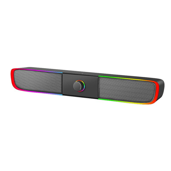 Саундбар для ПК XTRIKE ME SK-600 RGB 2х3W / AUX / USB Black