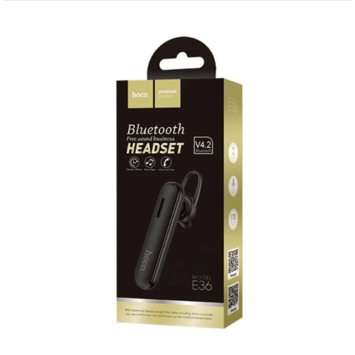 Bluetooth-гарнитура HOCO E36 - Black