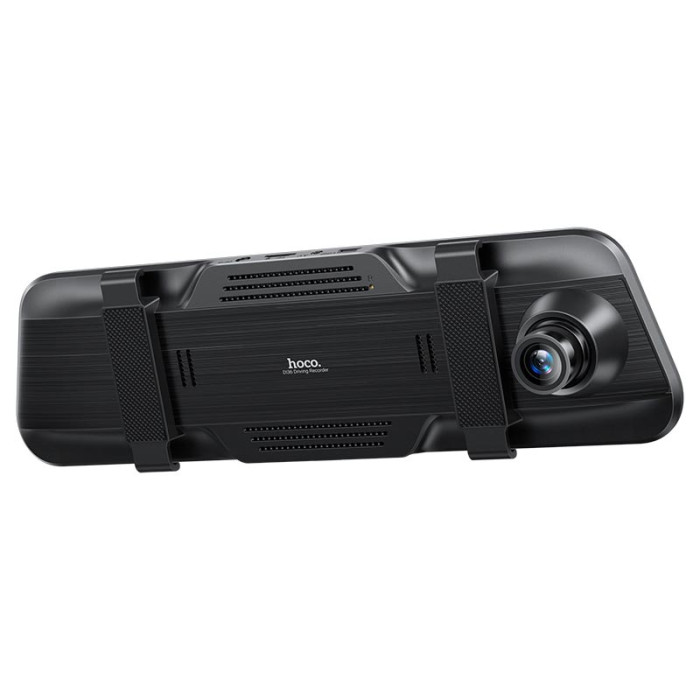 Видеорегистратор HOCO DI36 9.66" LCD, 1080p/720p, 2 камеры, Black