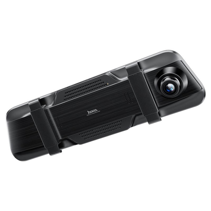 Видеорегистратор HOCO DI36 9.66" LCD, 1080p/720p, 2 камеры, Black