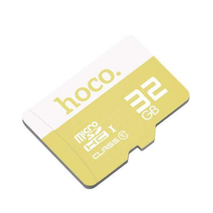 Карта памяти HOCO MicroSD на 32GB Class 10 Yellow