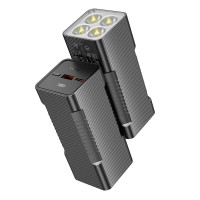 Повербанк Hoco Q15 10000mah, Type-C / USB / 22.5W / 3A, Black