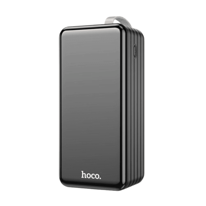 Повербанк Hoco DB21 80000mAh, Lightning / Type-C / 4 х USB / 20W / 2.1A, Black