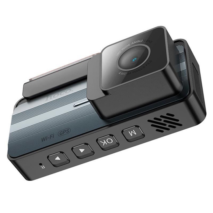 Відеореєстратор HOCO DV11 3.69" IPS, 2K/25FPS, WiFi, GPS, Grey