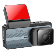 Відеореєстратор HOCO DV11 3.69" IPS, 2K/25FPS, WiFi, GPS, Grey
