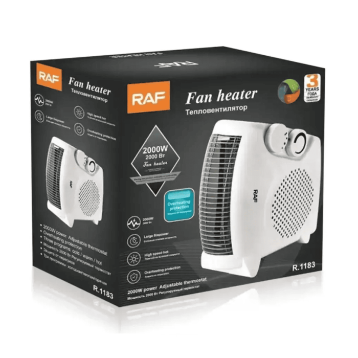 Тепловентилятор RAF 1183 2000W Grey