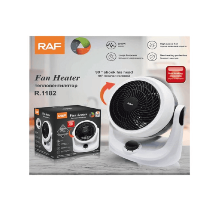 Тепловентилятор RAF 1182 2000W White
