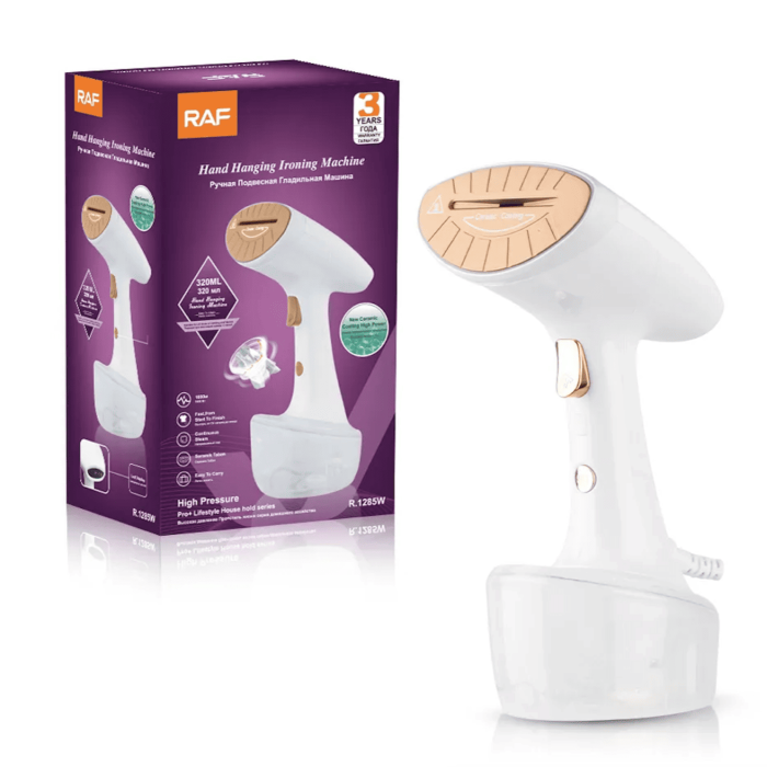 Ручной отпариватель RAF 1285 280мл, 1600W White