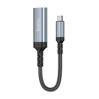 Перехідник HOCO UA43A Type-C to HDTV 4K 0.2m Grey