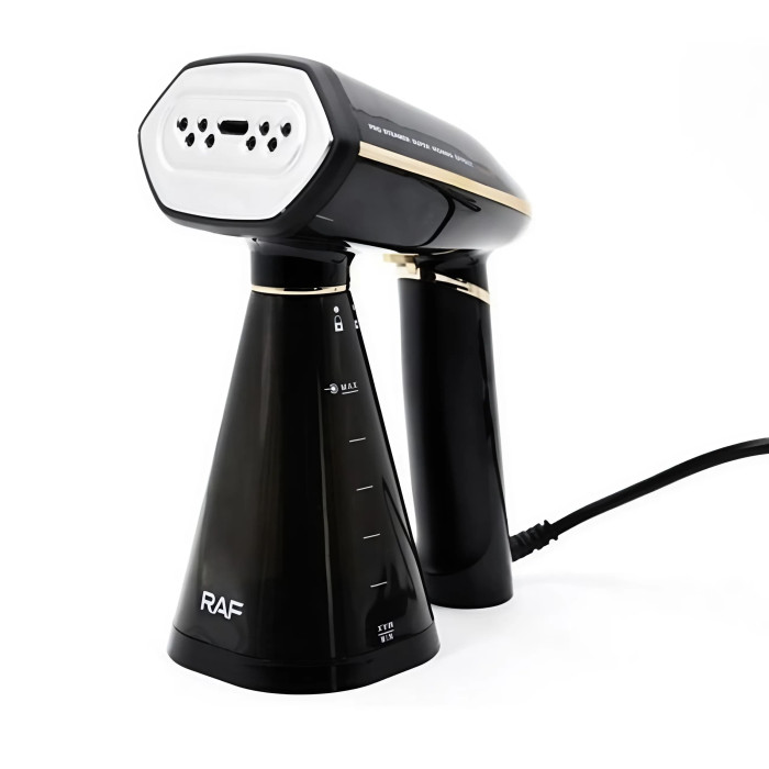 Ручний відпарювач RAF R-1272 350мл, 1600W Black