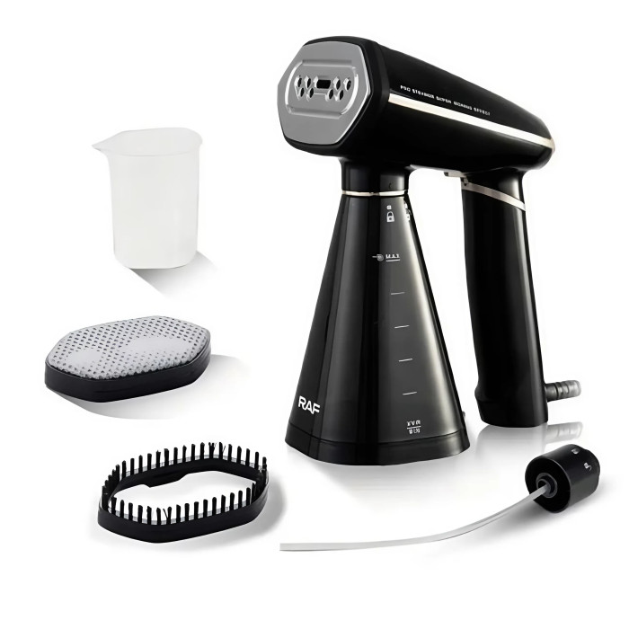Ручний відпарювач RAF R-1272 350мл, 1600W Black