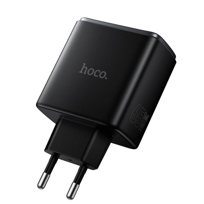 Мережевий зарядний пристрій Hoco C160A 65W Black