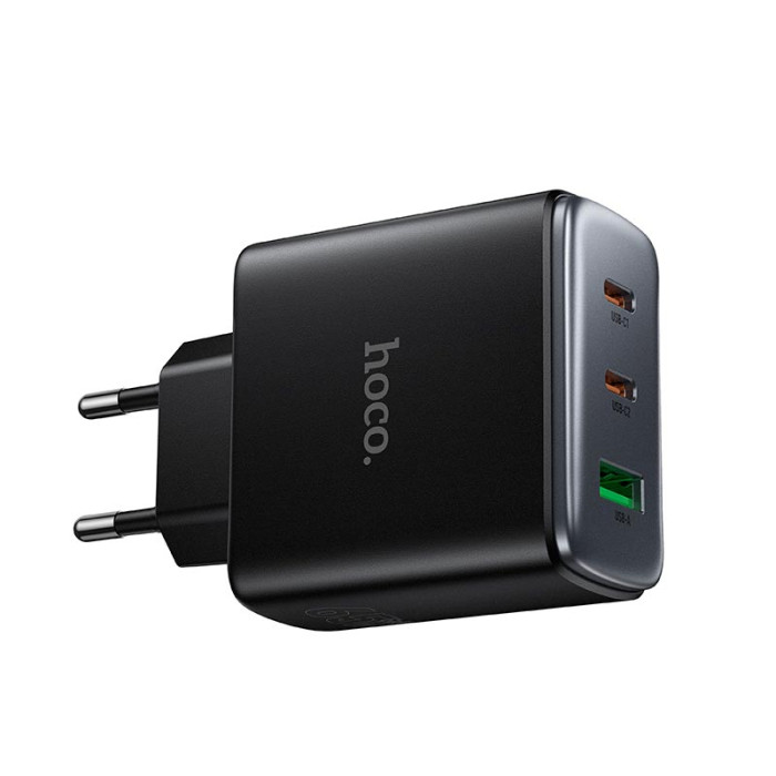Мережевий зарядний пристрій Hoco C160A 65W Black