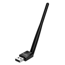 Адаптер WiFi Hoco HI37 / WiFi4 / 2.4G / 150Мбіт/с , Black