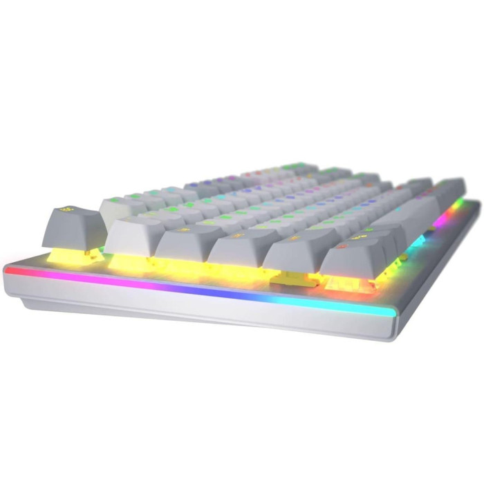 Ігрова клавіатура дротова HATOR Gravity TKL orange HTK561 White