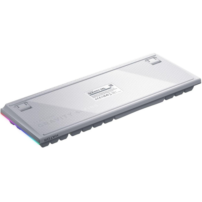 Ігрова клавіатура дротова HATOR Gravity TKL orange HTK561 White