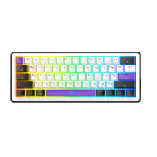 Ігрова клавіатура дротова HATOR Hellyberry HK60 White-Violet