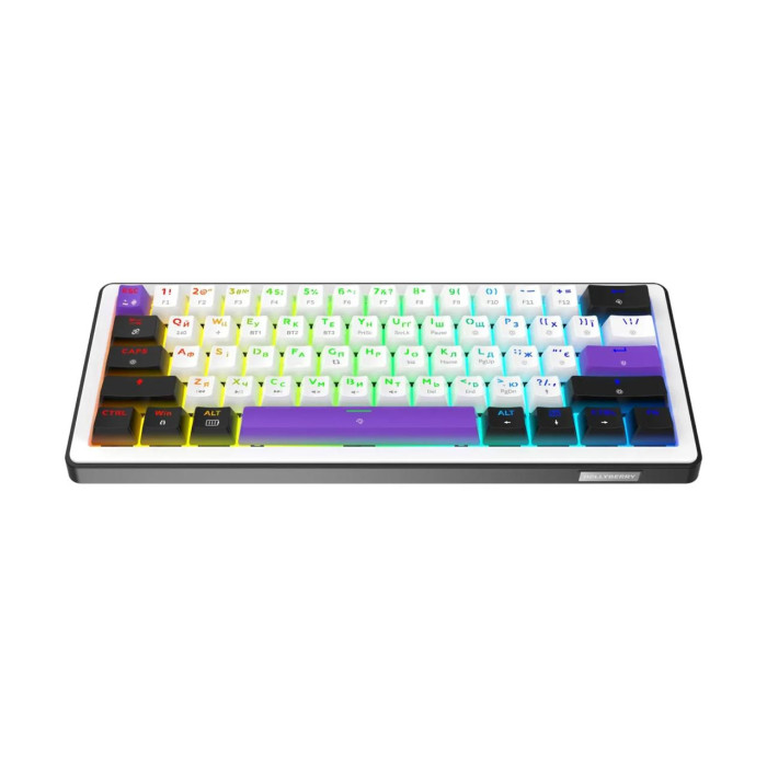 Ігрова клавіатура дротова HATOR Hellyberry HK60 White-Violet