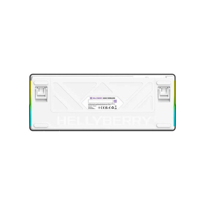 Ігрова клавіатура дротова HATOR Hellyberry HK60 White-Violet
