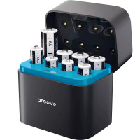Зарядний пристрій для акумуляторів Proove Compact Station 8 шт 4 x AAA + 4 x AA Black