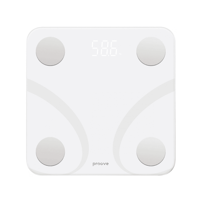 Смарт-ваги підлогові на 180 кг Proove Balance White