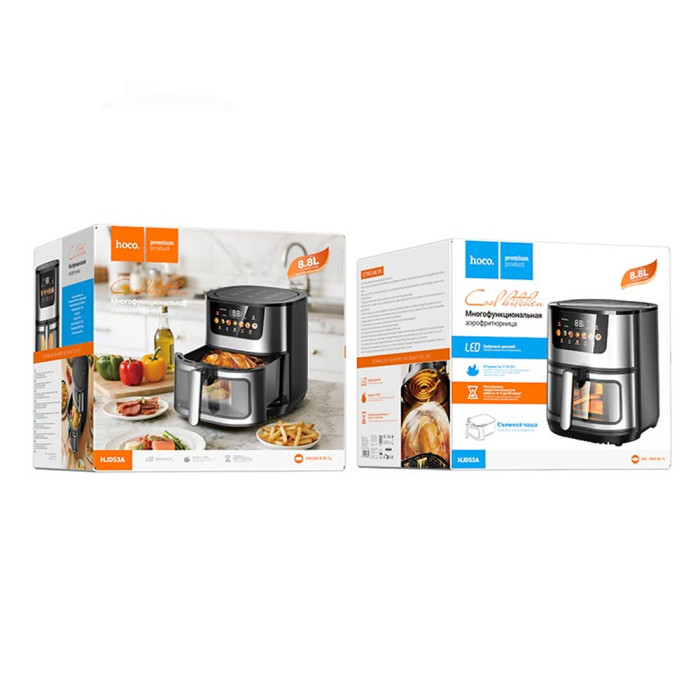 Мультипечь HOCO HJD53A 1700W на 8.8 л Black