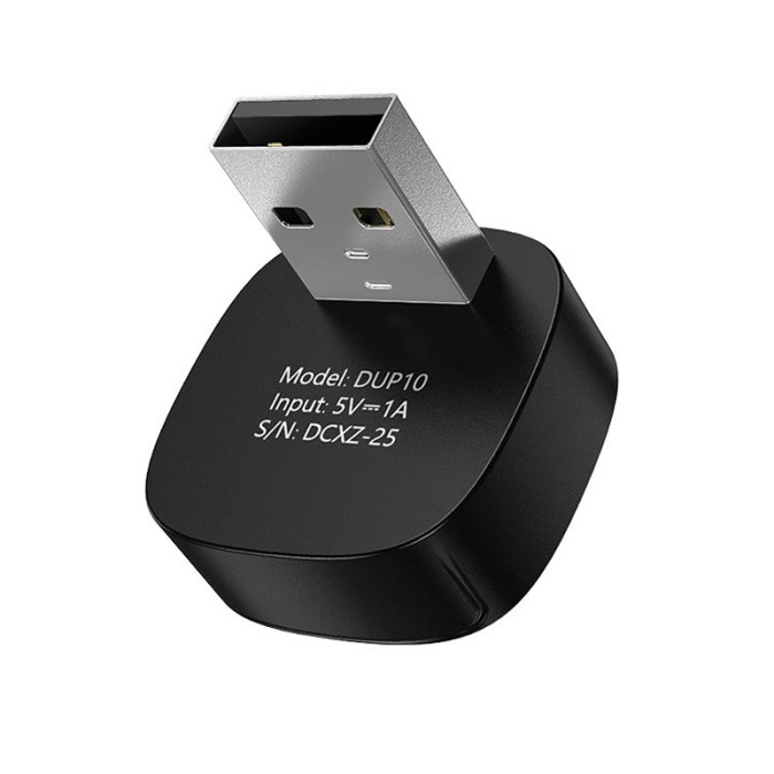 Адаптер CarPlay HOCO DUP10 Black