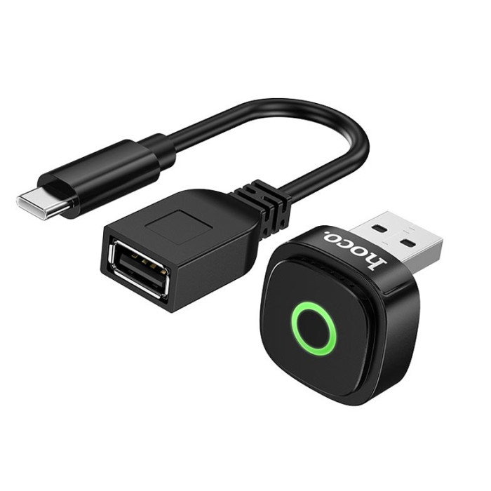 Адаптер CarPlay HOCO DUP10 Black