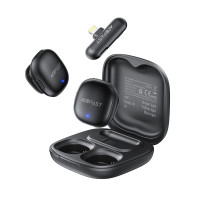 Бездротовий петличний мікрофон 2 шт ACEFAST R1 Lightning Black