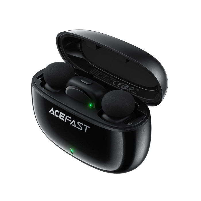Бездротовий петличний мікрофон 2 шт ACEFAST R2 Type-C Black