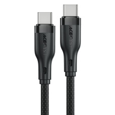 Кабель ACEFAST C8-03 Type-C to Type-C 60W / 3A 1.2 m Black
