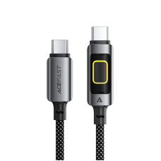 Кабель ACEFAST C21-03 Type-C to Type-C 60W / 3A 1.2 m Black