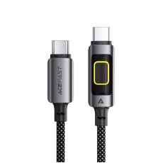 Кабель ACEFAST C21-03 Type-C to Type-C 60W / 3A 1.2 m Black