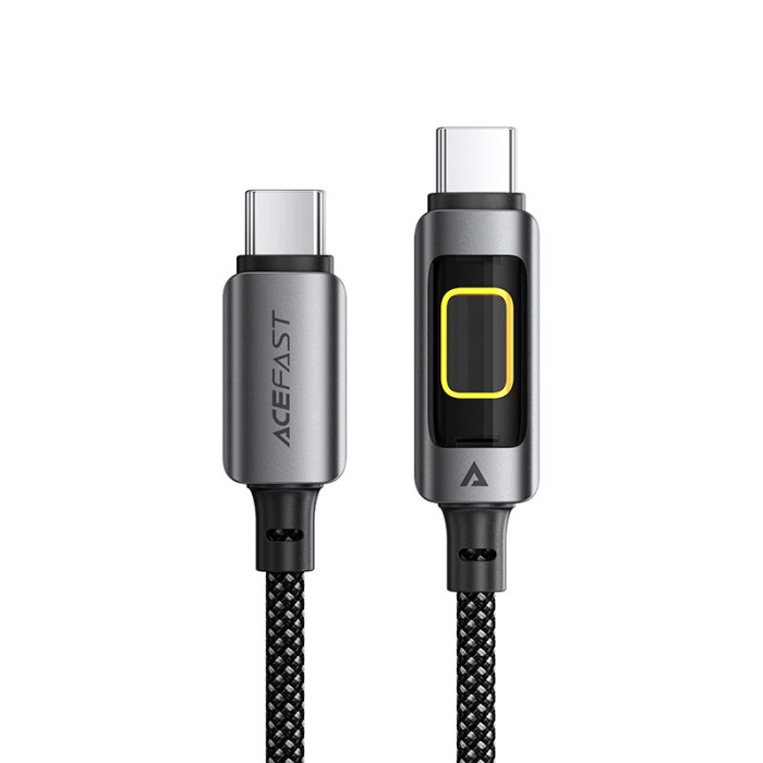 Кабель ACEFAST C21-03 Type-C to Type-C 60W / 3A 1.2 m Black