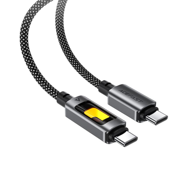 Кабель ACEFAST C21-03 Type-C to Type-C 60W / 3A 1.2 m Black